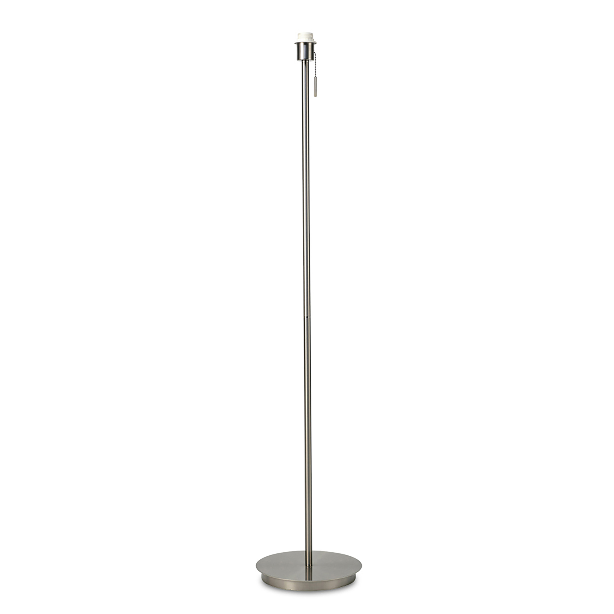 D0377  Carlton 143cm Floor Lamp 1 Light Satin Nickel